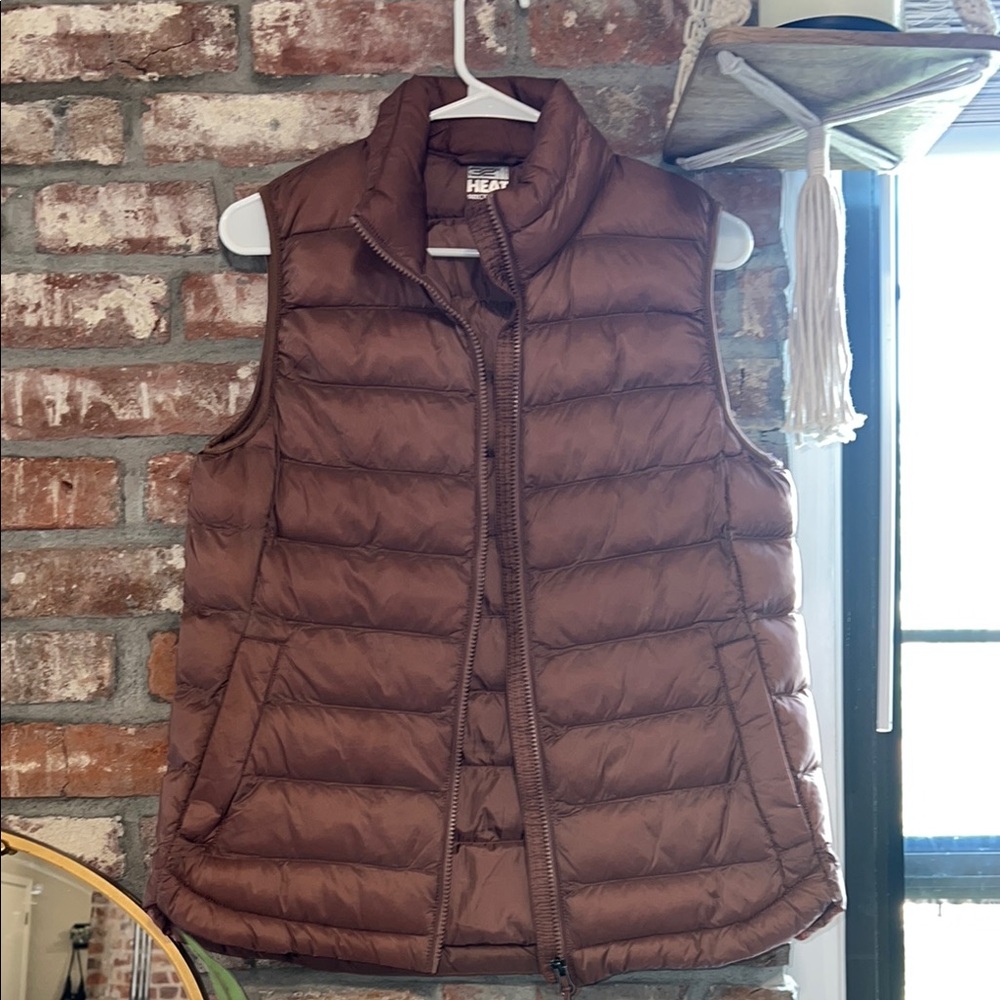 Brown Puffer Vest